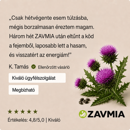 ZAVMIA – Máriatövis · májtámogatás