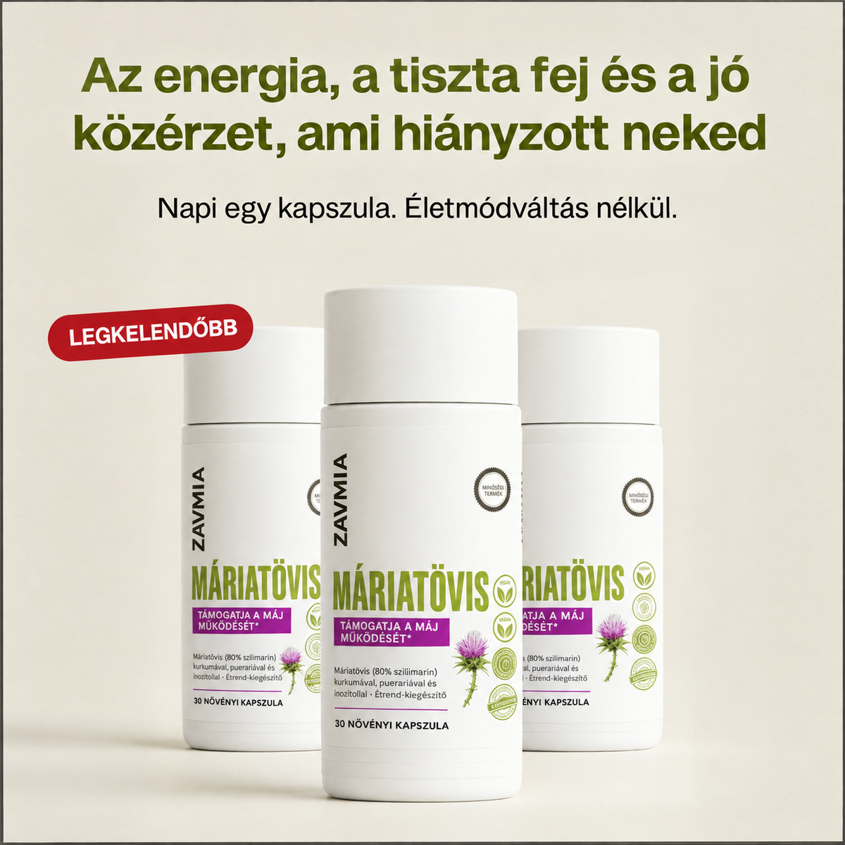 ZAVMIA – Máriatövis · májtámogatás
