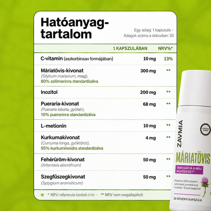 ZAVMIA – Máriatövis · májtámogatás