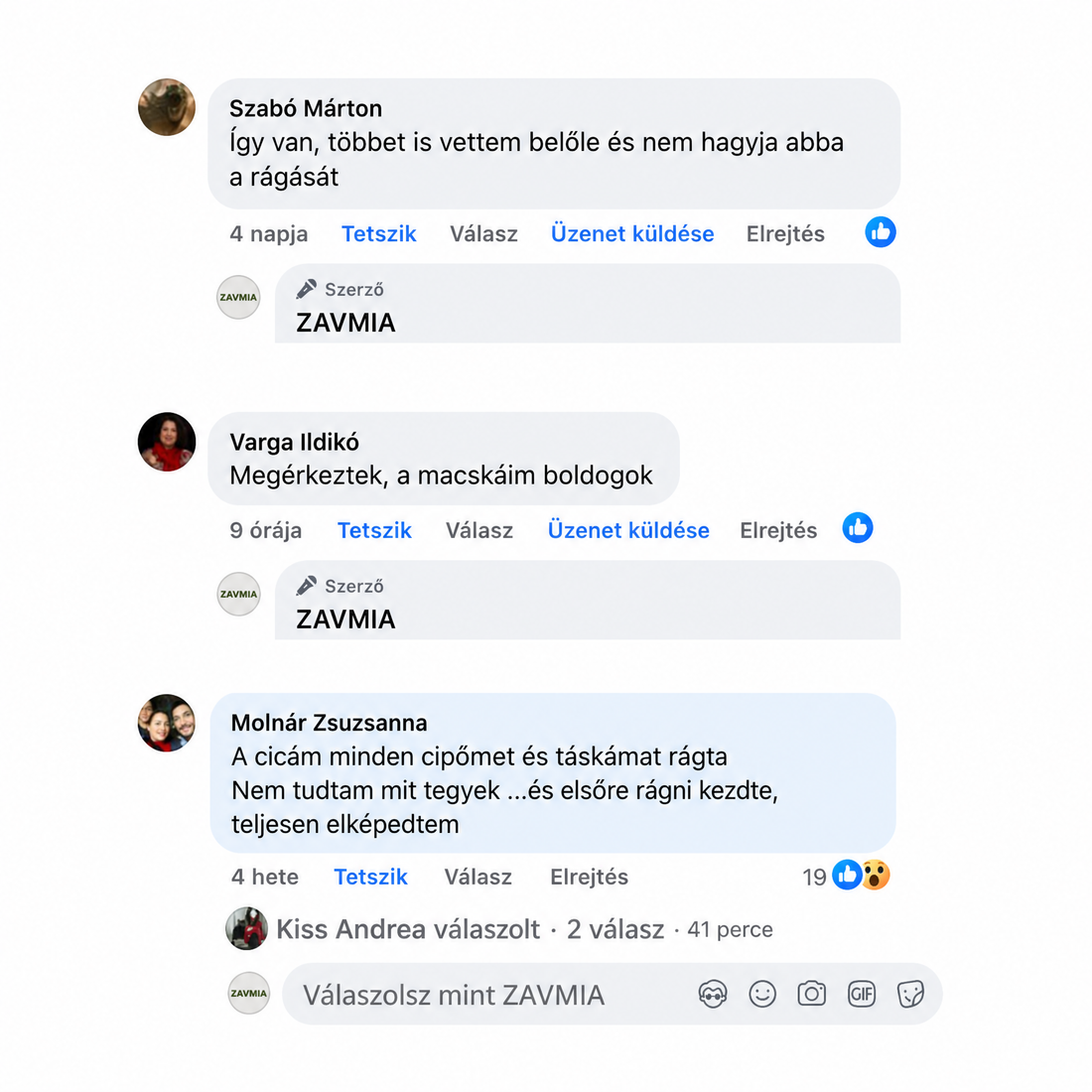 Facebook-vélemények